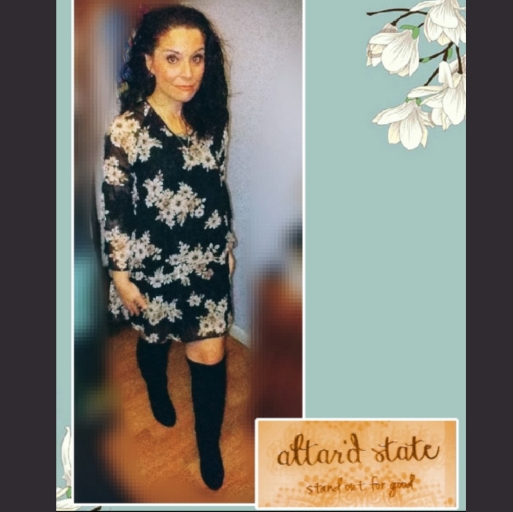 *5 for $30* ALTAR'D STATE DRAPE SLEEVE DRESS